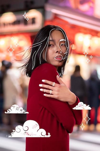 Musa da moda celebra coleção Love So Savage com energia e glamour na Fashion Week