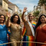 Musos gay e trans brilham pela primeira vez na corte do Carnaval de Florianópolis, reafirmando diversidade e inclusão