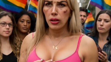 La reconocida performer sufrió agresiones en la puerta de la radio y la policía intervino para protegerla