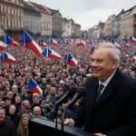 Manifestantes lotam praça em Praga em defesa do presidente Pavel contra ministro controverso