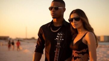 Casal fashionista e cheio de amor brilha em noite especial no restaurante favorito de RiRi