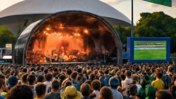 Parque Ibirapuera vira palco de shows e transmissões ao vivo da Copa do Mundo para celebrar o futebol e a cultura brasileira