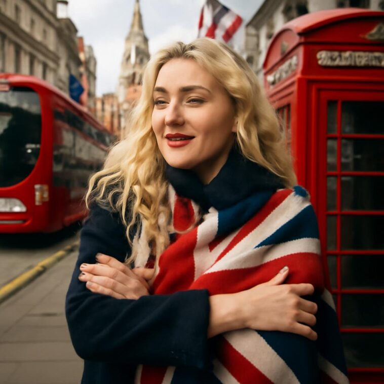 A rainha da reinvenção mostra seu amor pela Inglaterra entre futebol, arte e vida familiar