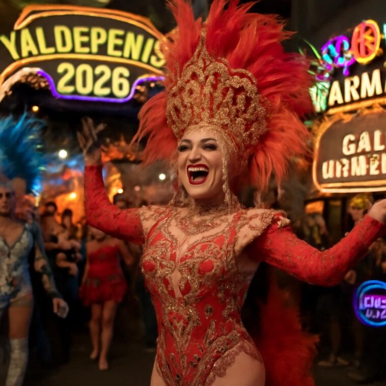 Valdepeñas dá início ao Carnaval com a IX Gala Nacional Drag Queen e programação colorida e inclusiva até 22 de fevereiro