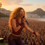 A diva colombiana se apresenta no icônico palco carioca em 2 de maio, seguindo a tradição de grandes nomes da música pop