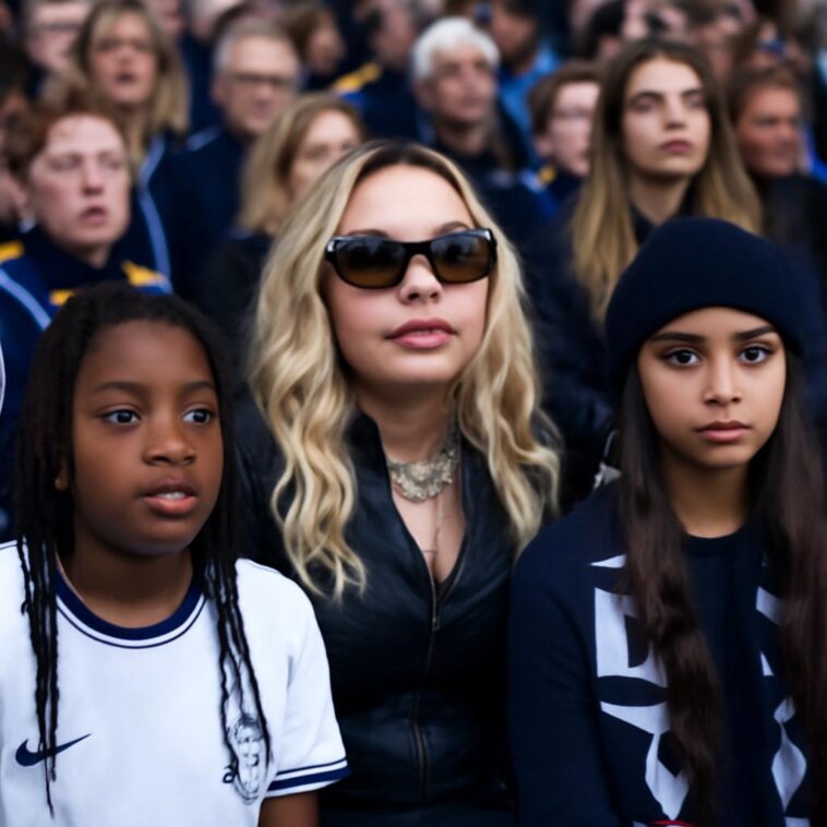 A icônica cantora americana acompanha as partidas das filhas no Tottenham, mostrando seu amor pelo futebol