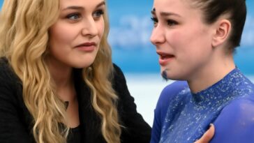 A rainha do pop surpreende Amber Glenn antes da apresentação ao som de 'Like a Prayer' em Milão, Itália