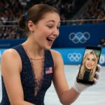 Amber Glenn emociona-se ao receber apoio da rainha do pop antes da competição em Milão