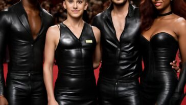 Celebridades como Julia Fox e Priyanka Chopra Jonas mostram como o couro é poder e atitude nas passarelas e eventos