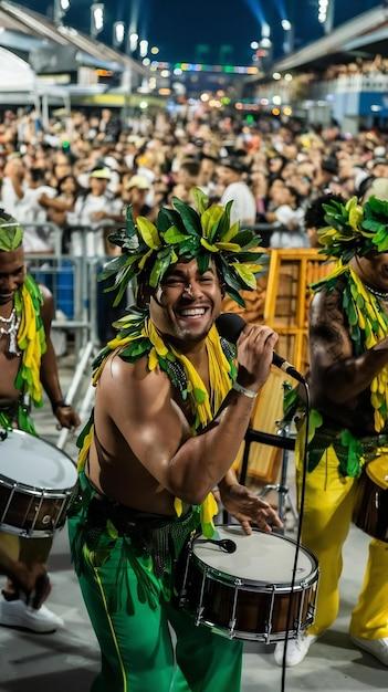 Astro porto-riquenho compartilha momentos especiais no Carnaval do Rio, exaltando a energia e a cultura brasileira