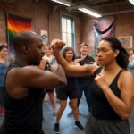 Aulas inclusivas e acessíveis ensinam técnicas essenciais para proteção e segurança da comunidade queer