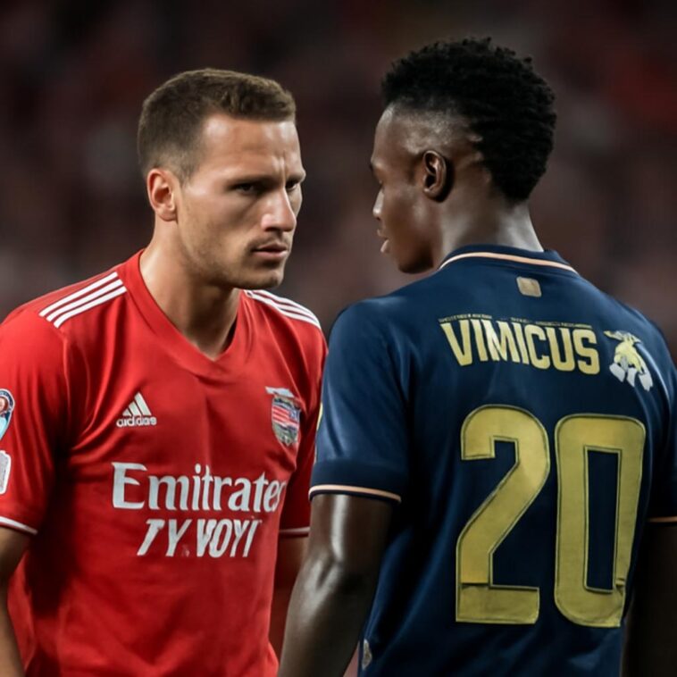 Prestianni reconhece uso de ofensa homofóbica contra Vinícius Jr, que enfrenta racismo e homofobia no futebol europeu