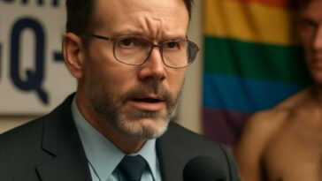 Corey DeAngelis, ativista contra pautas LGBTQ+ nas escolas, é criticado por histórico em filmes gays