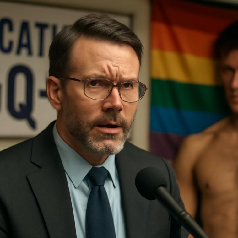 Corey DeAngelis, ativista contra pautas LGBTQ+ nas escolas, é criticado por histórico em filmes gays