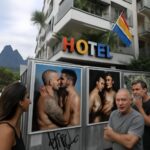 Tapumes do novo hotel de luxo para público LGBTQIA+ dividem opiniões em Ipanema