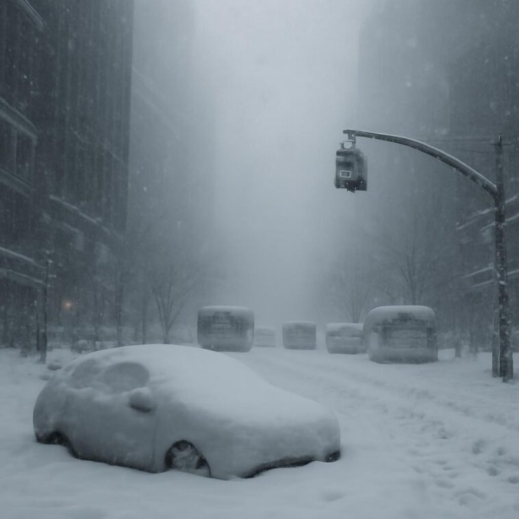 Tempestade de neve atinge costa leste dos EUA, impactando transporte e rotina com apagões e caos