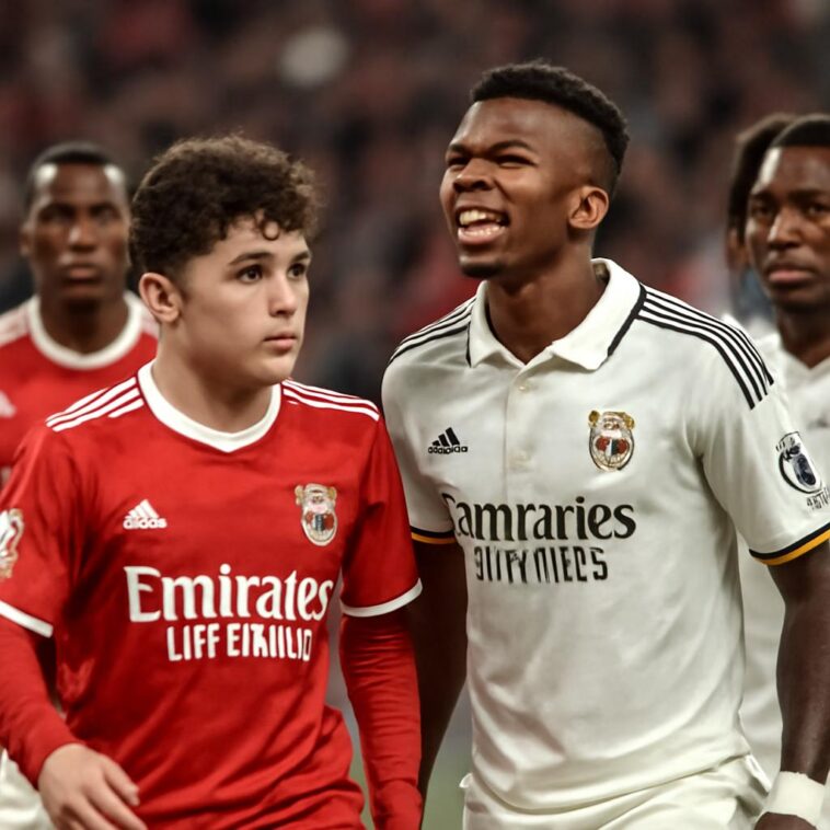 Acusações de racismo e homofobia marcam confronto entre Benfica e Vinicius Júnior no Champions League