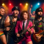 Banda cover gay de Los Angeles traz versões LGBTQIA+ e visual glam rock para hits do AC/DC