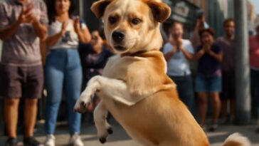 Golden retriever conquista redes sociais ao entrar na trend da música Movimento da Sanfoninha