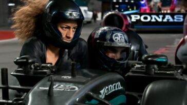 Popstar e piloto brilham juntos no episódio da série 'Drive to Survive', celebrando adrenalina e glamour da Fórmula 1