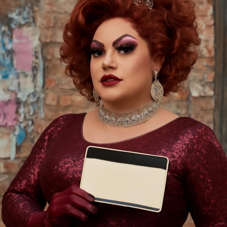 Drag queen ressignifica identidade com novo nome artístico 1 Deixando para trás seu antigo personagem, Luke Cruddas vive a emoção de renascer no palco com um nome que reflete sua essência