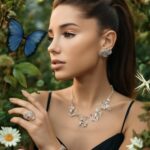 Com borboletas de cristal e flores pérola, cantora cria coleção mágica que exalta a autoexpressão