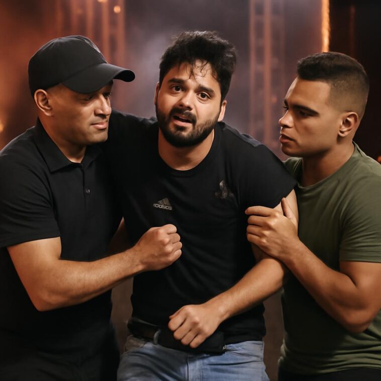 Natanzinho Lima é retirado de palco após beber demais em show no Ceará 1 Cantor nordestino é carregado por seguranças após exagerar na bebida durante apresentação com Wesley Safadão