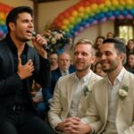 Cantor mexicano surpreende ao se apresentar em casamento gay, desmentindo rumores de homofobia