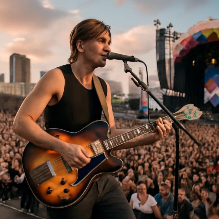 Cantor australiano conquista público brasileiro com energia, carisma e hits no festival paulistano