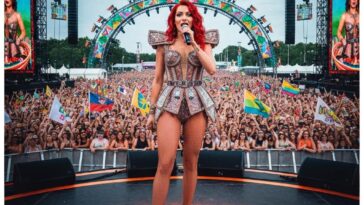 Cantora galesa celebra conexão com fãs brasileiros e destaca empoderamento feminino no festival