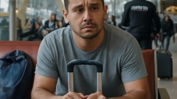 Renan Machado está retido no aeroporto após furto do passaporte dentro de jaqueta no raio-x