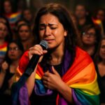 A interpretação intimista da cantora holandesa toca fundo no coração da comunidade com emoção e potência vocal