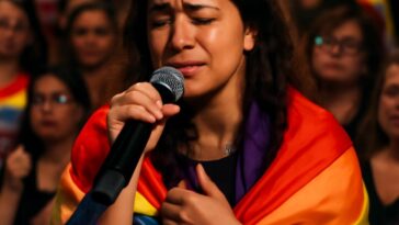 A interpretação intimista da cantora holandesa toca fundo no coração da comunidade com emoção e potência vocal