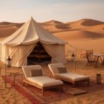 Descubra o luxo de desconectar e se conectar com a natureza no coração do Saara, onde o silêncio e a exclusividade reinam