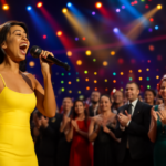 Cantora colocou a plateia para dançar no Domingão com Huck e virou destaque do prêmio da Globo neste domingo; entenda a alta.