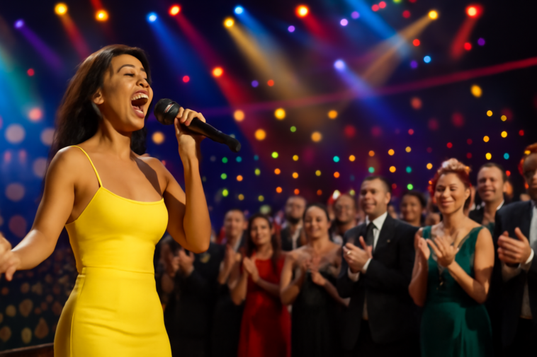 Cantora colocou a plateia para dançar no Domingão com Huck e virou destaque do prêmio da Globo neste domingo; entenda a alta.
