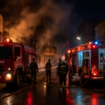 Fogo de grandes proporções mobilizou dezenas de bombeiros no centro de São Paulo e deixou parte da região sem energia; entenda.
