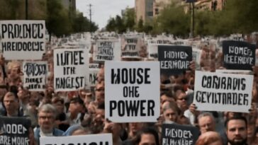 Manifestação histórica reúne diversidade e críticas à administração Trump em Tucson, EUA