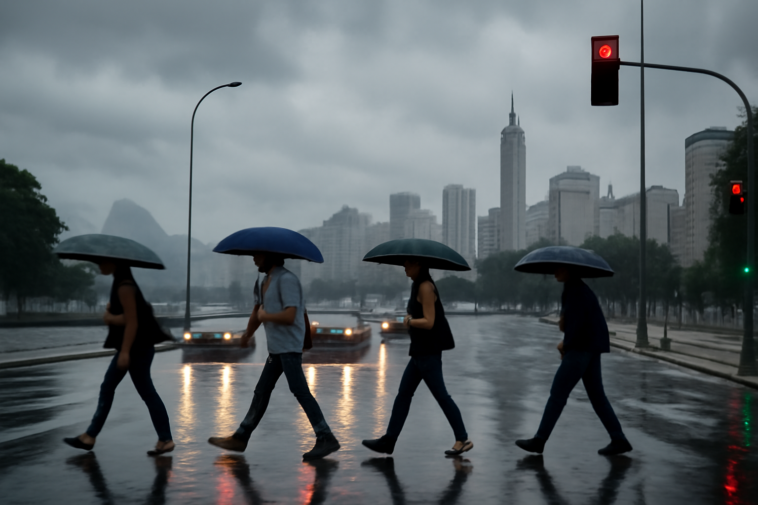 Fenômeno no Atlântico Sul ajuda a explicar a chuva em Rio, São Paulo e Minas nesta quinta; veja o que dizem os alertas.