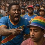 Fãs mexicanos ensinaram canto homofóbico a torcedores do Congo, manchando celebração histórica
