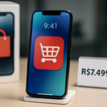 Modelo de 256 GB apareceu por R$ 5.703 na Shopee e virou assunto no Brasil; veja o que ele oferece e por que isso pesa na escolha.