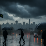 Frente fria avança pelo Sul e altera o clima no Sudeste, enquanto Norte e Nordeste seguem com pancadas intensas. Entenda.