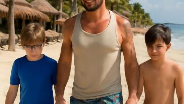 Em meio a compromissos profissionais, cantor desfruta momentos de descanso com Tino e Matteo em Yucatán