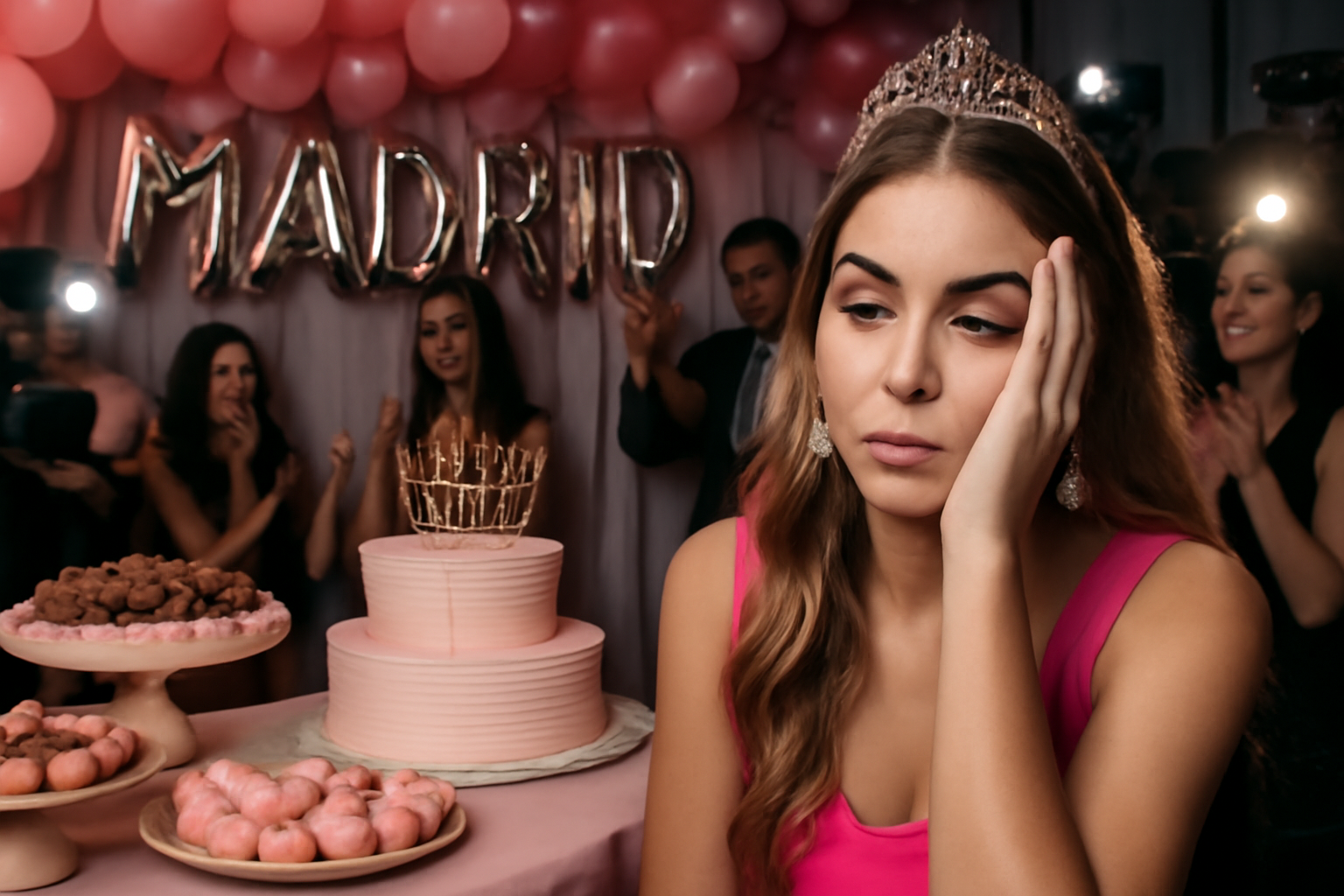 Influenciadora comentou o semblante abatido em festa em Madri, e a web ligou o momento a rumores sobre o namoro. Entenda.