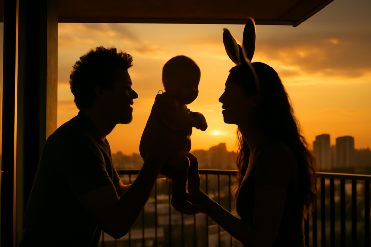 Atriz apareceu com Klebber Toledo e a filha de 3 meses em vídeos discretos nas redes. Saiba por que o nome viralizou.