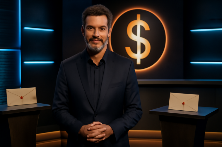 Apresentador comandará Herança em Jogo no Globoplay, adaptação inédita de formato britânico. Saiba por que o nome viralizou.