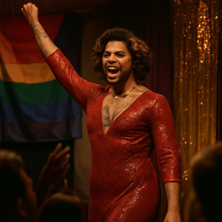 Dupla de peças trans mergulha nas complexidades da identidade e resistência com ousadia e brilho