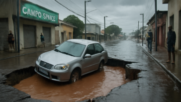 Tema ligado ao Diario Digital ganhou buscas após vídeo de carro preso em buraco em Campo Grande. Saiba o que aconteceu e entenda o contexto.