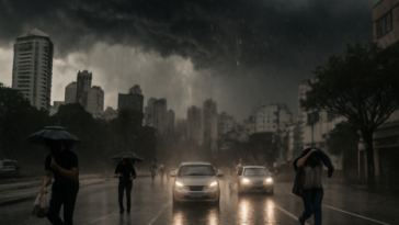 Temporal com granizo colocou BH em alerta nesta quarta (8). Saiba onde a chuva foi mais forte e o que esperar até quinta de manhã.