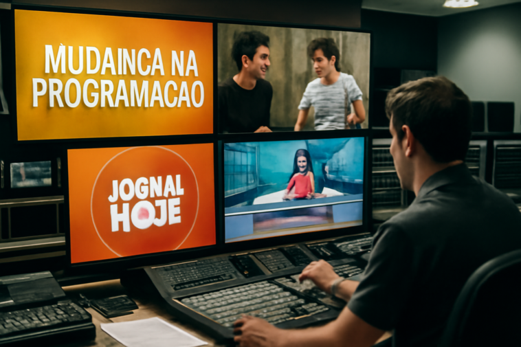 Programa ligado a Luiz Bacci deixa a faixa do almoço, e emissora aposta em Marcão do Povo e na volta de Chaves; entenda.